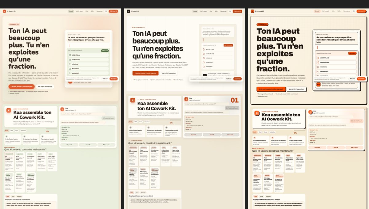 Haut de page â Actuel · A · B · C