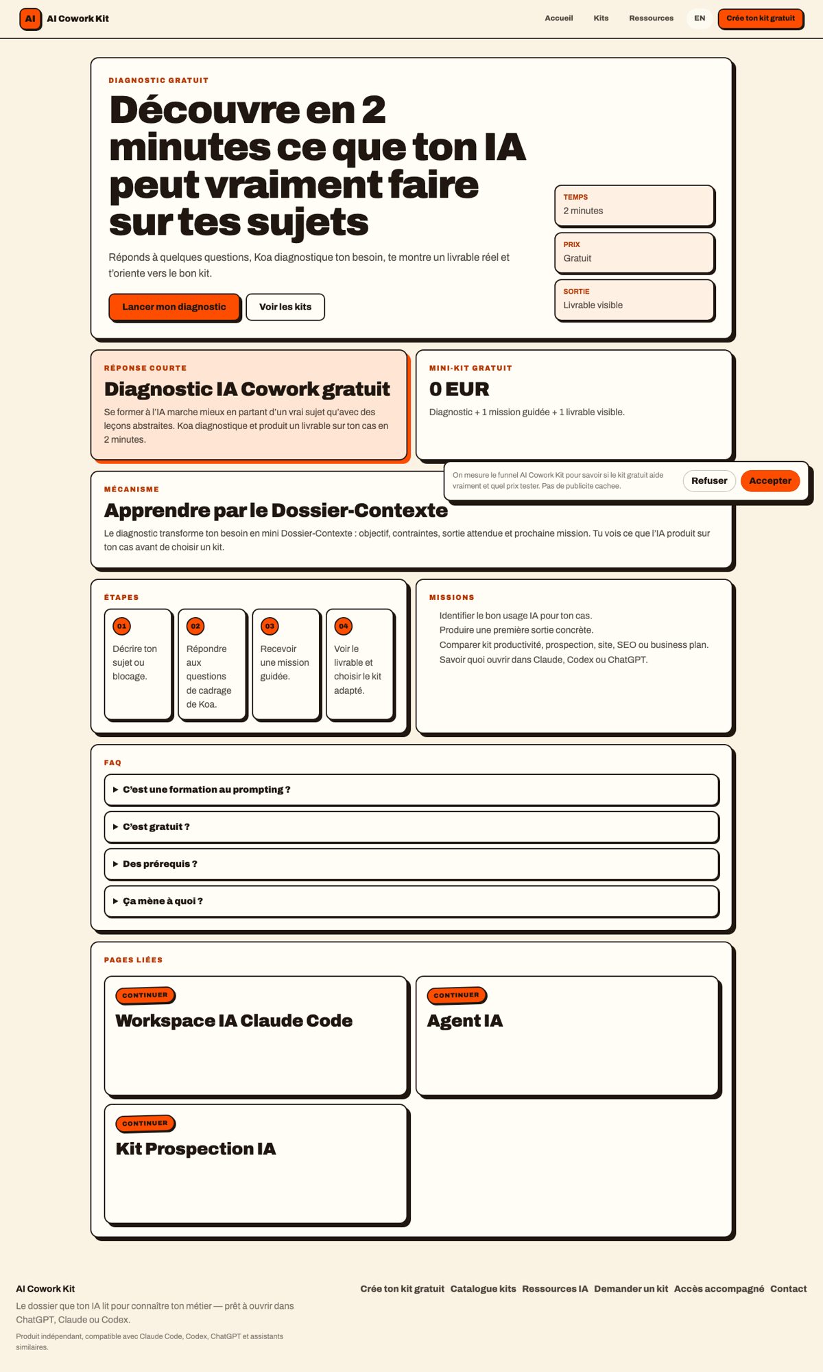 Diagnostic Cowork aprĂšs