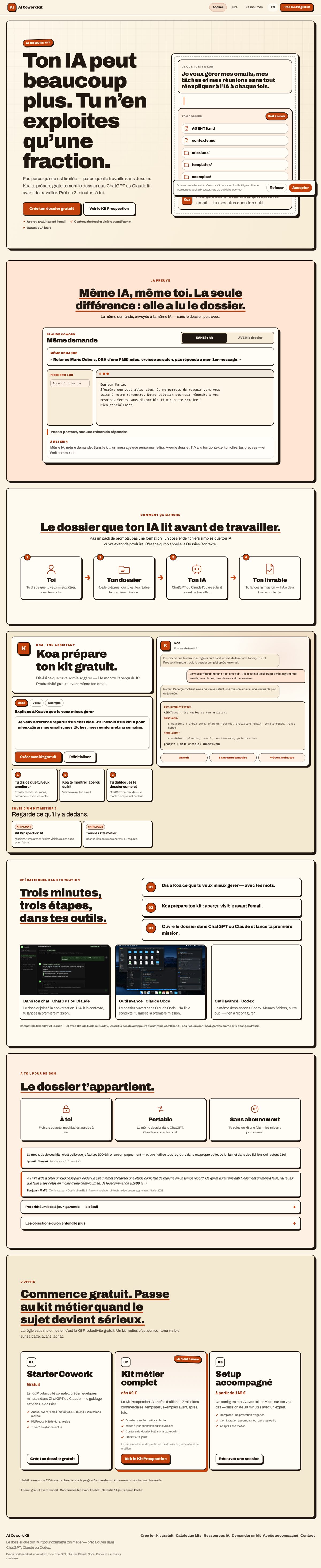 Accueil — coupe + schéma + terracotta APRÈS (v2 à valider)
