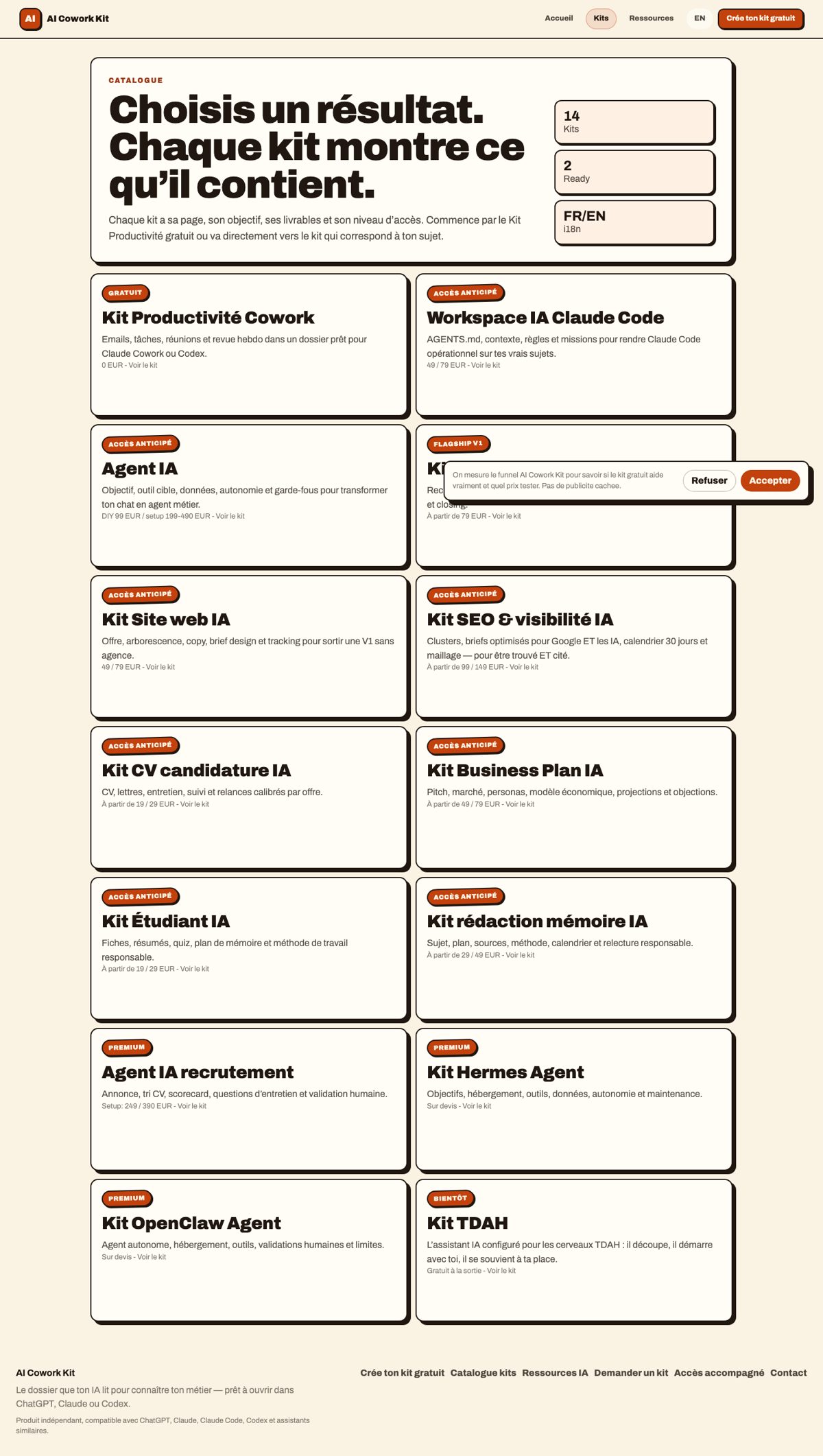 Catalogue kits APRÈS (v2 à valider)