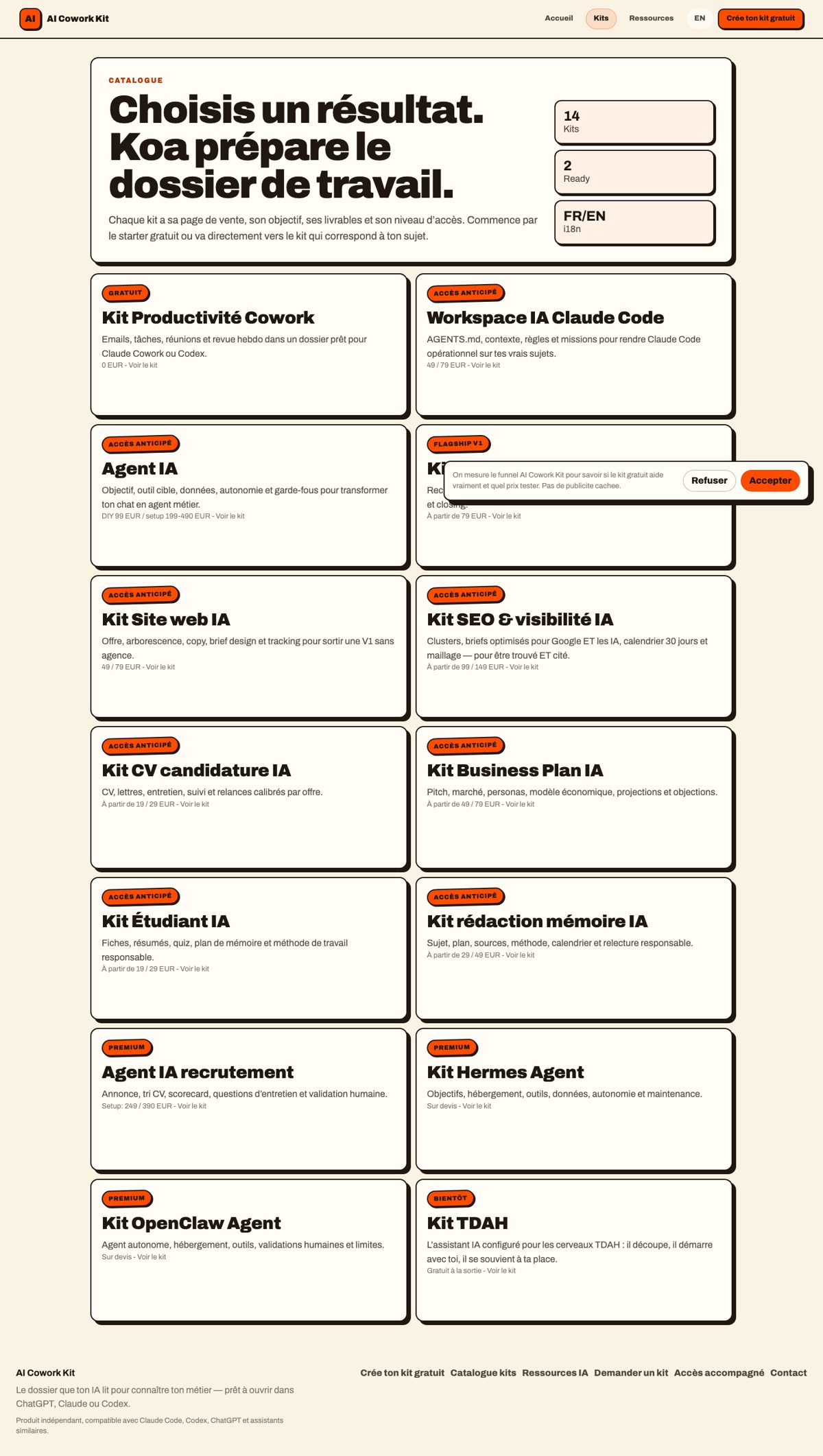 Catalogue /fr/kits aprĂšs